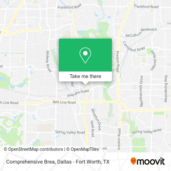 Mapa de Comprehensive Brea