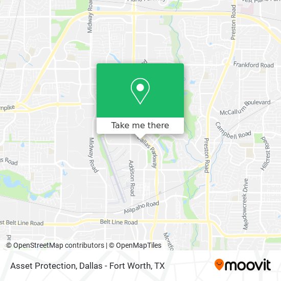 Asset Protection map