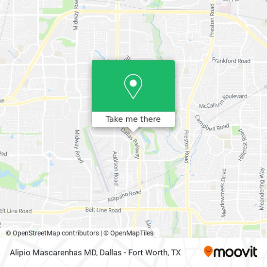Alipio Mascarenhas MD map