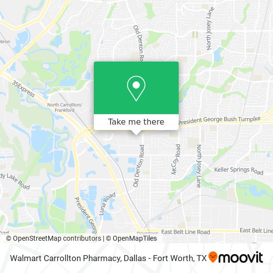 Walmart Carrollton Pharmacy map