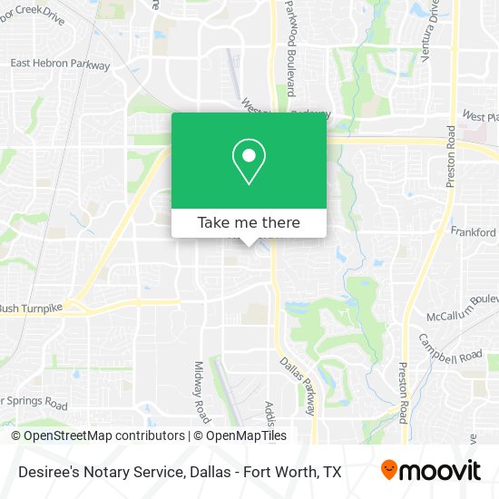 Mapa de Desiree's Notary Service