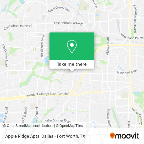 Apple Ridge Apts map