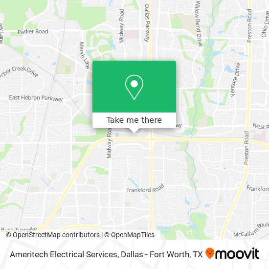 Ameritech Electrical Services map