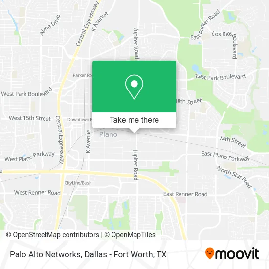 Palo Alto Networks map