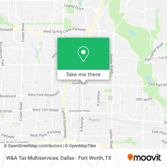 W&A Tax Multiservices map