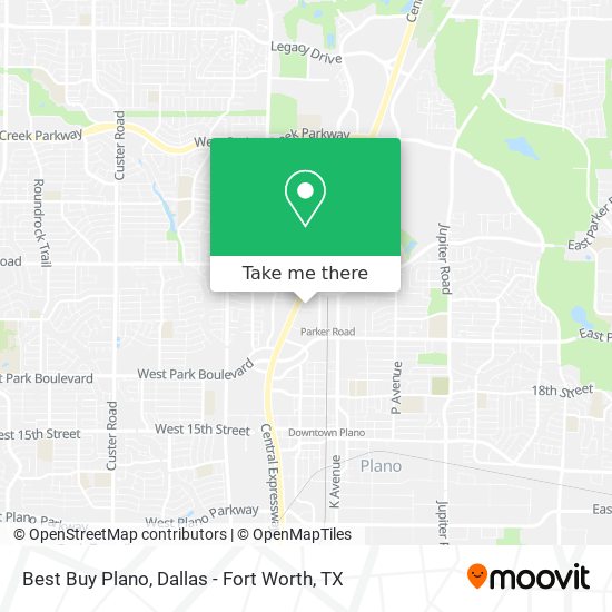 Mapa de Best Buy Plano
