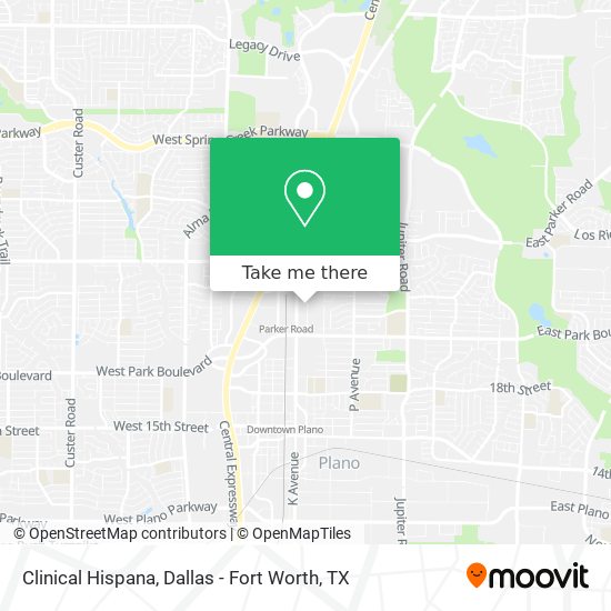 Clinical Hispana map