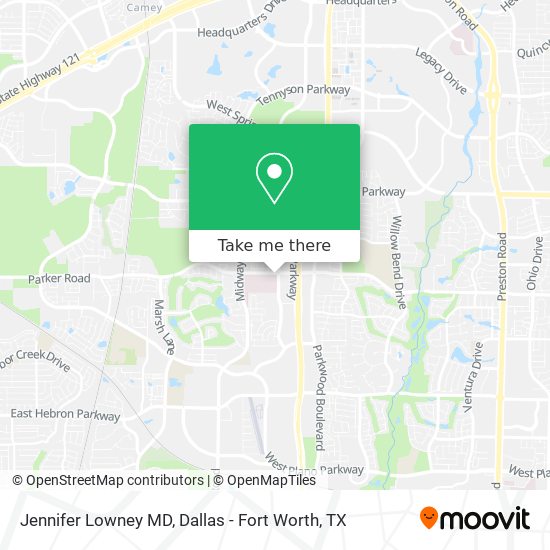 Jennifer Lowney MD map