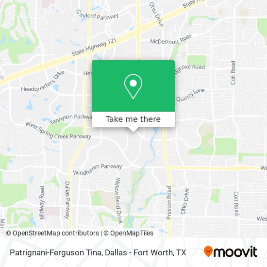 Mapa de Patrignani-Ferguson Tina