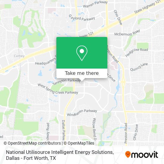 Mapa de National Utilisource Intelligent Energy Solutions
