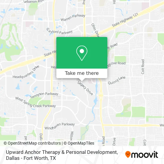 Upward Anchor Therapy & Personal Development map