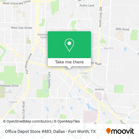 Office Depot Store #483 map