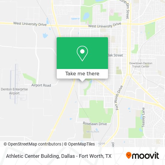 Athletic Center Building map
