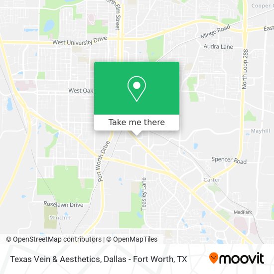 Texas Vein & Aesthetics map