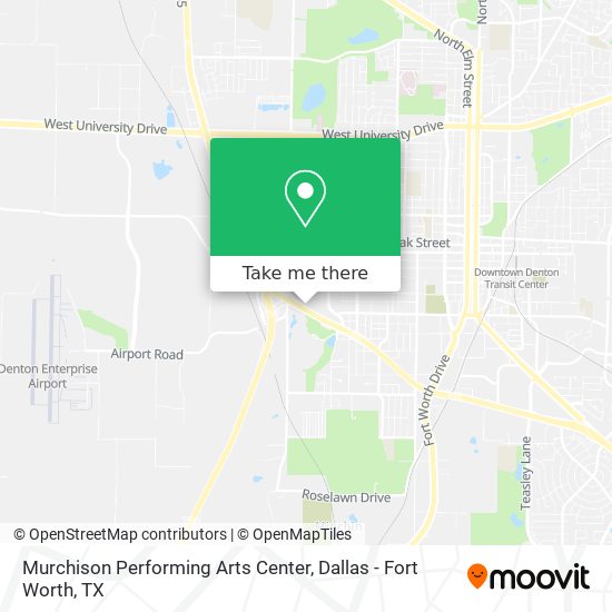 Murchison Performing Arts Center map