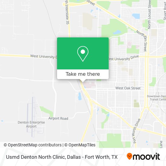 Usmd Denton North Clinic map