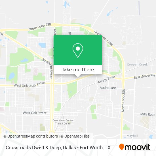 Crossroads Dwi-II & Doep map