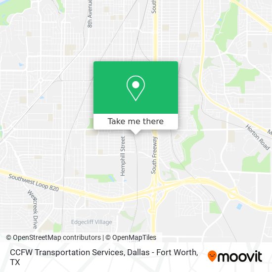 Mapa de CCFW Transportation Services