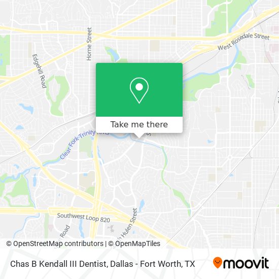 Chas B Kendall III Dentist map