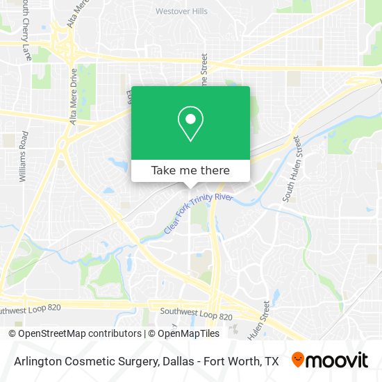 Arlington Cosmetic Surgery map