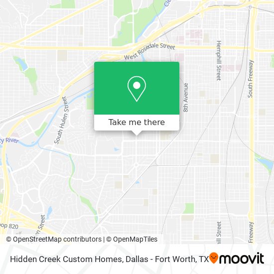 Hidden Creek Custom Homes map