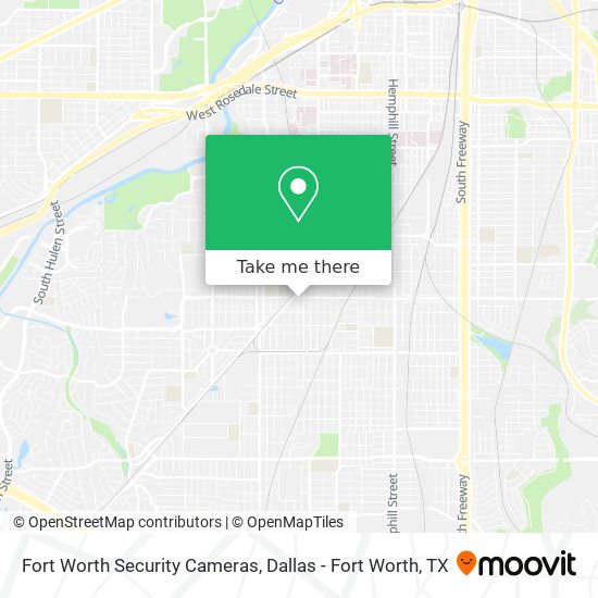 Mapa de Fort Worth Security Cameras