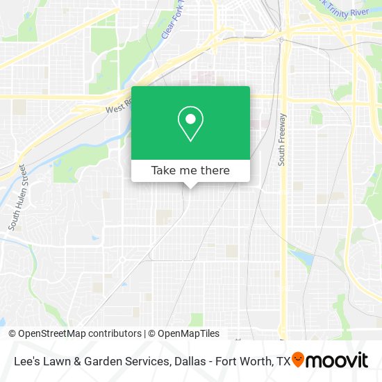 Mapa de Lee's Lawn & Garden Services