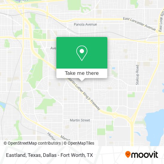 Eastland, Texas map