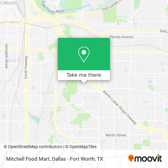 Mitchell Food Mart map