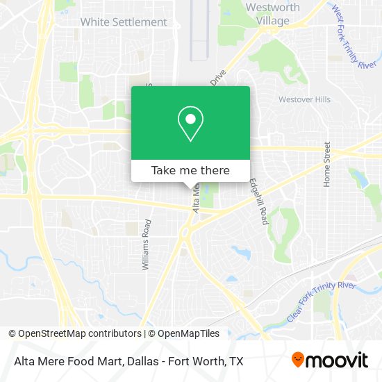 Alta Mere Food Mart map