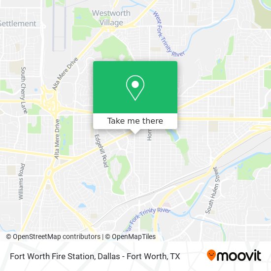 Mapa de Fort Worth Fire Station