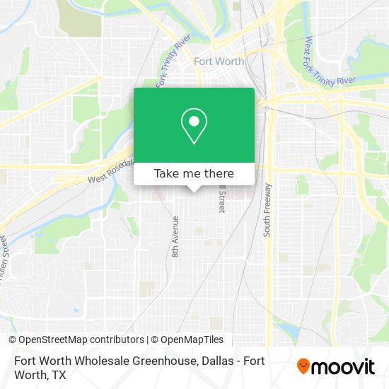 Mapa de Fort Worth Wholesale Greenhouse