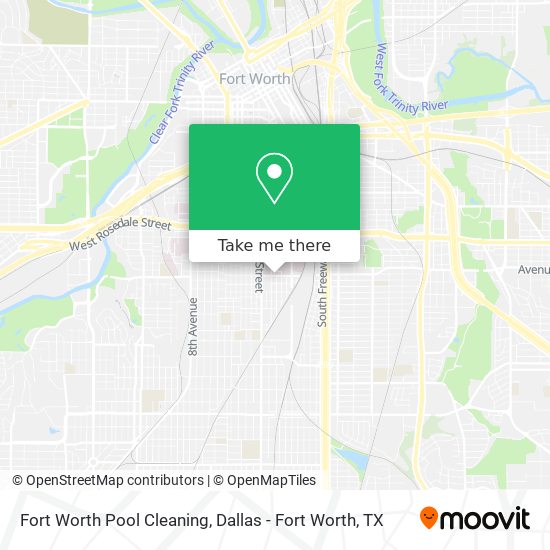 Mapa de Fort Worth Pool Cleaning