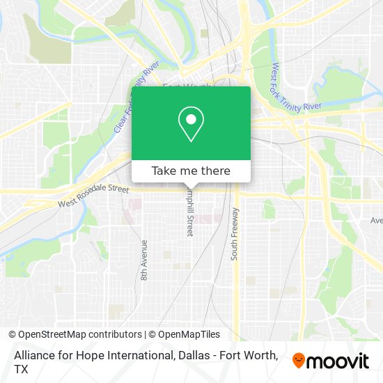 Alliance for Hope International map