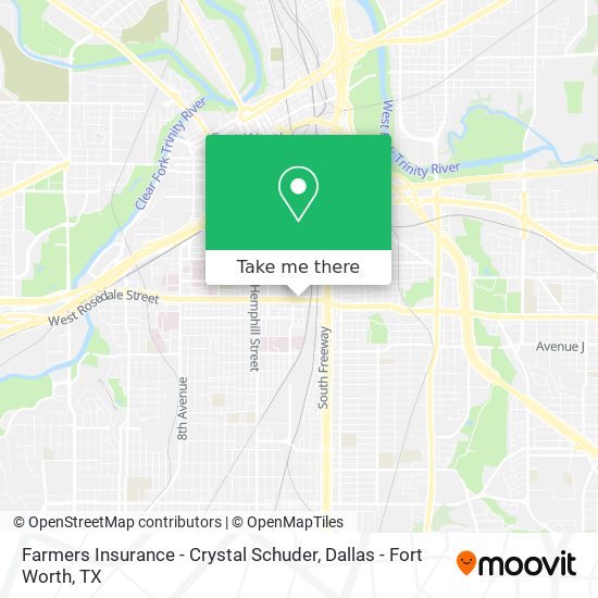 Farmers Insurance - Crystal Schuder map