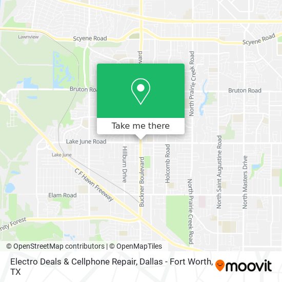 Mapa de Electro Deals & Cellphone Repair