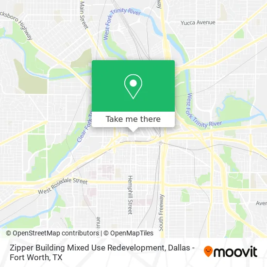 Zipper Building Mixed Use Redevelopment map