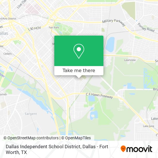 Mapa de Dallas Independent School District