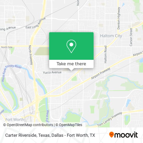 Mapa de Carter Riverside, Texas