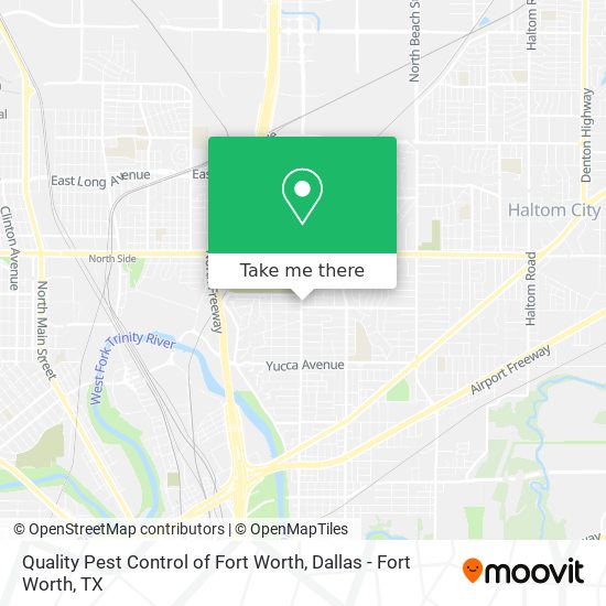 Quality Pest Control of Fort Worth map