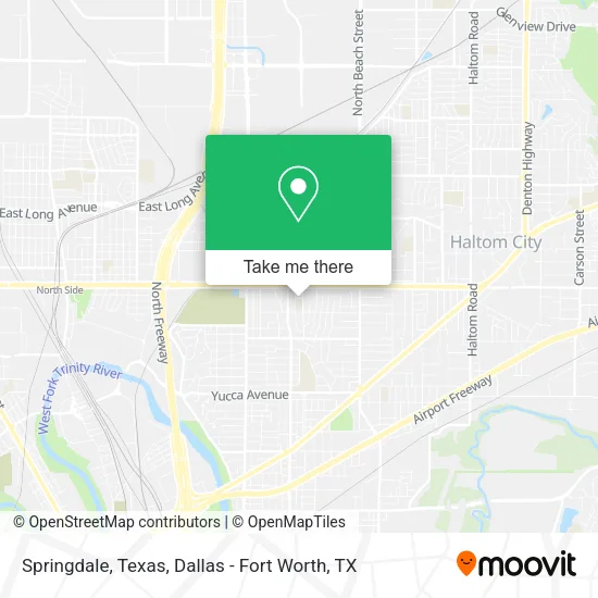 Springdale, Texas map