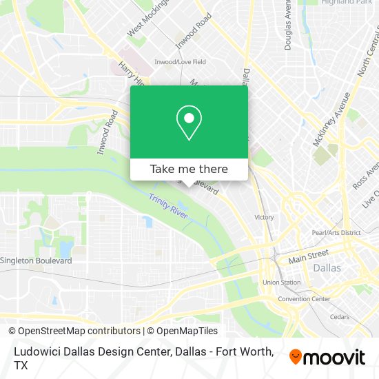 Mapa de Ludowici Dallas Design Center