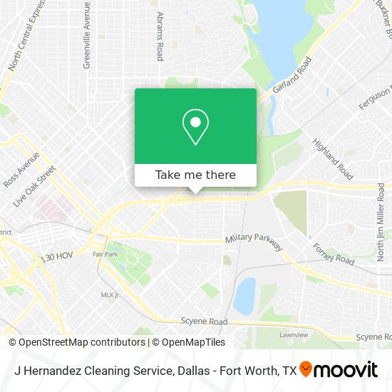 Mapa de J Hernandez Cleaning Service
