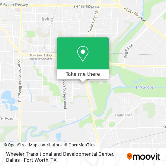 Mapa de Wheeler Transitional and Developmental Center
