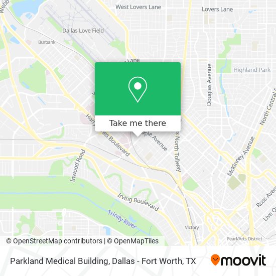 Parkland Medical Building map