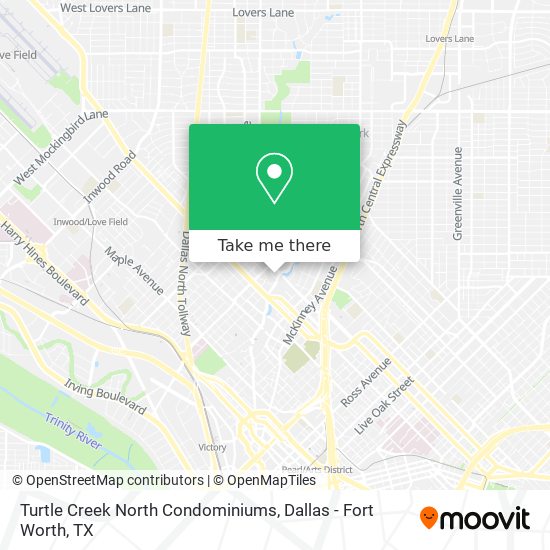 Turtle Creek North Condominiums map