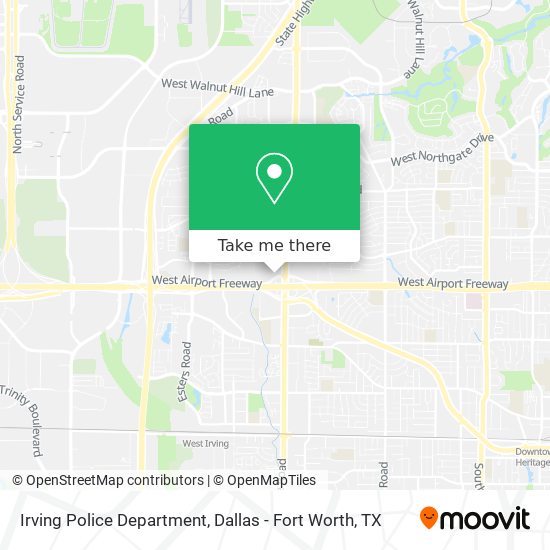 Mapa de Irving Police Department