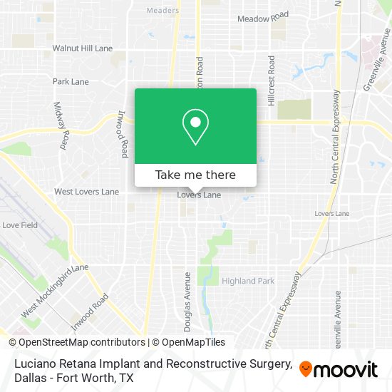 Luciano Retana Implant and Reconstructive Surgery map