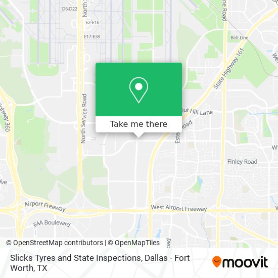 Mapa de Slicks Tyres and State Inspections