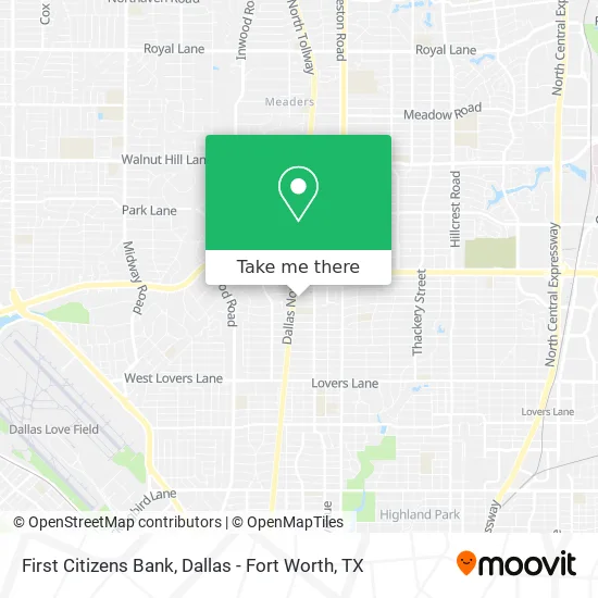 First Citizens Bank map